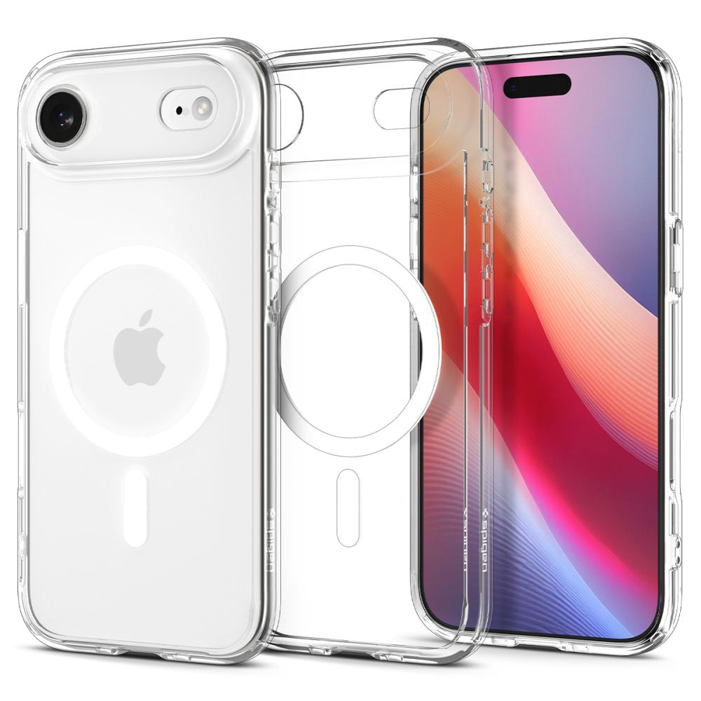 Калъф MagSafe за Apple iPhone 17 Air, Spigen, Ultra Hybrid, Бял