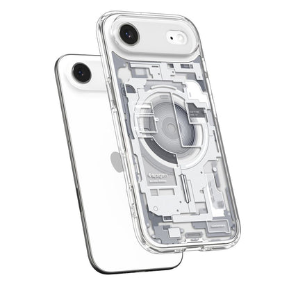 Калъф MagSafe за Apple iPhone 17 Air, Spigen, Ultra Hybrid Zero One, Бял