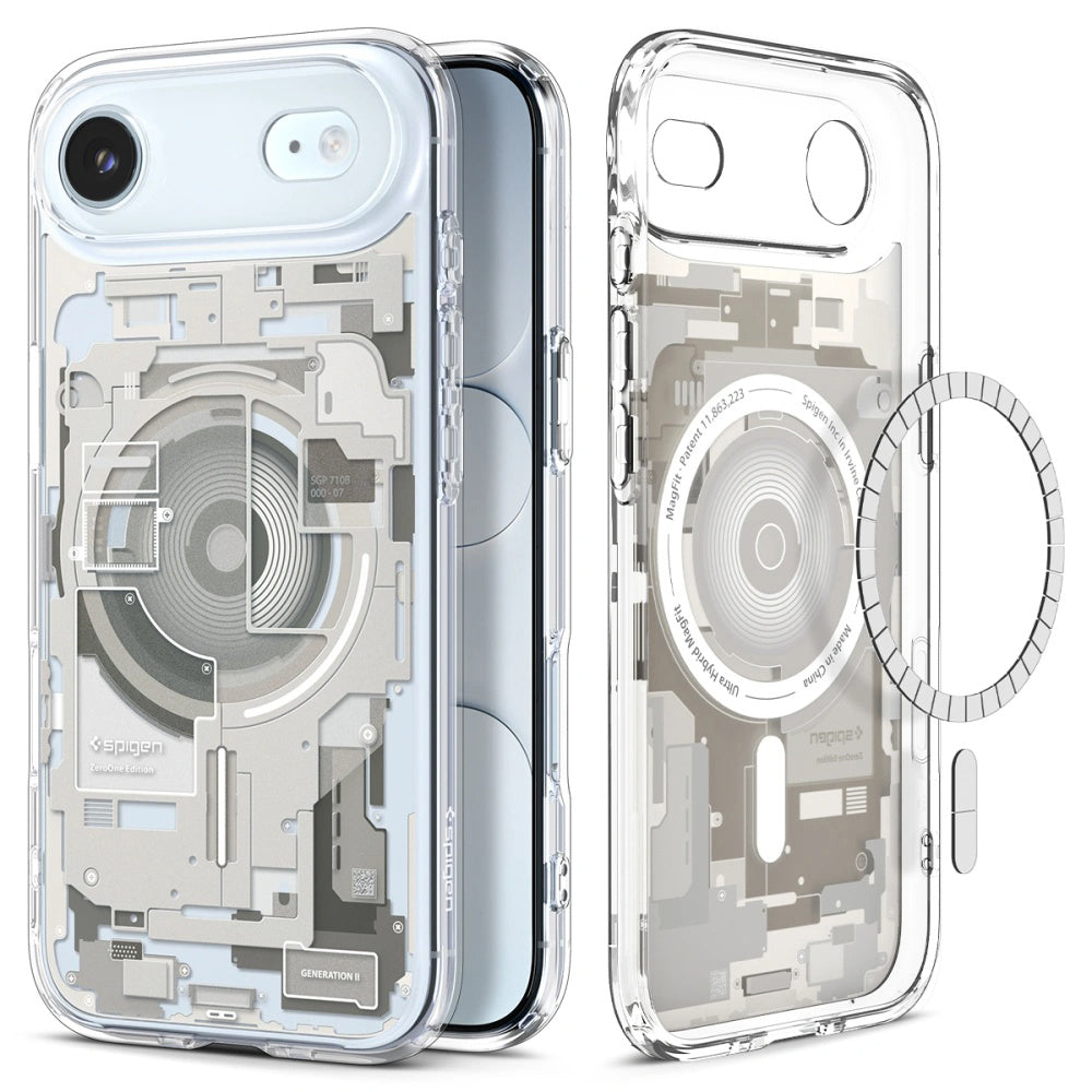 Калъф MagSafe за Apple iPhone 17 Air, Spigen, Ultra Hybrid Zero One, Бежов