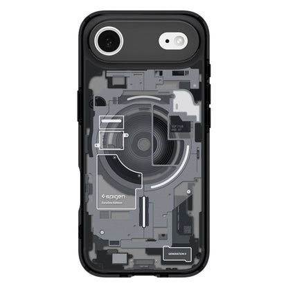 Калъф MagSafe за Apple iPhone 17 Air, Spigen, Ultra Hybrid Zero One, Черен