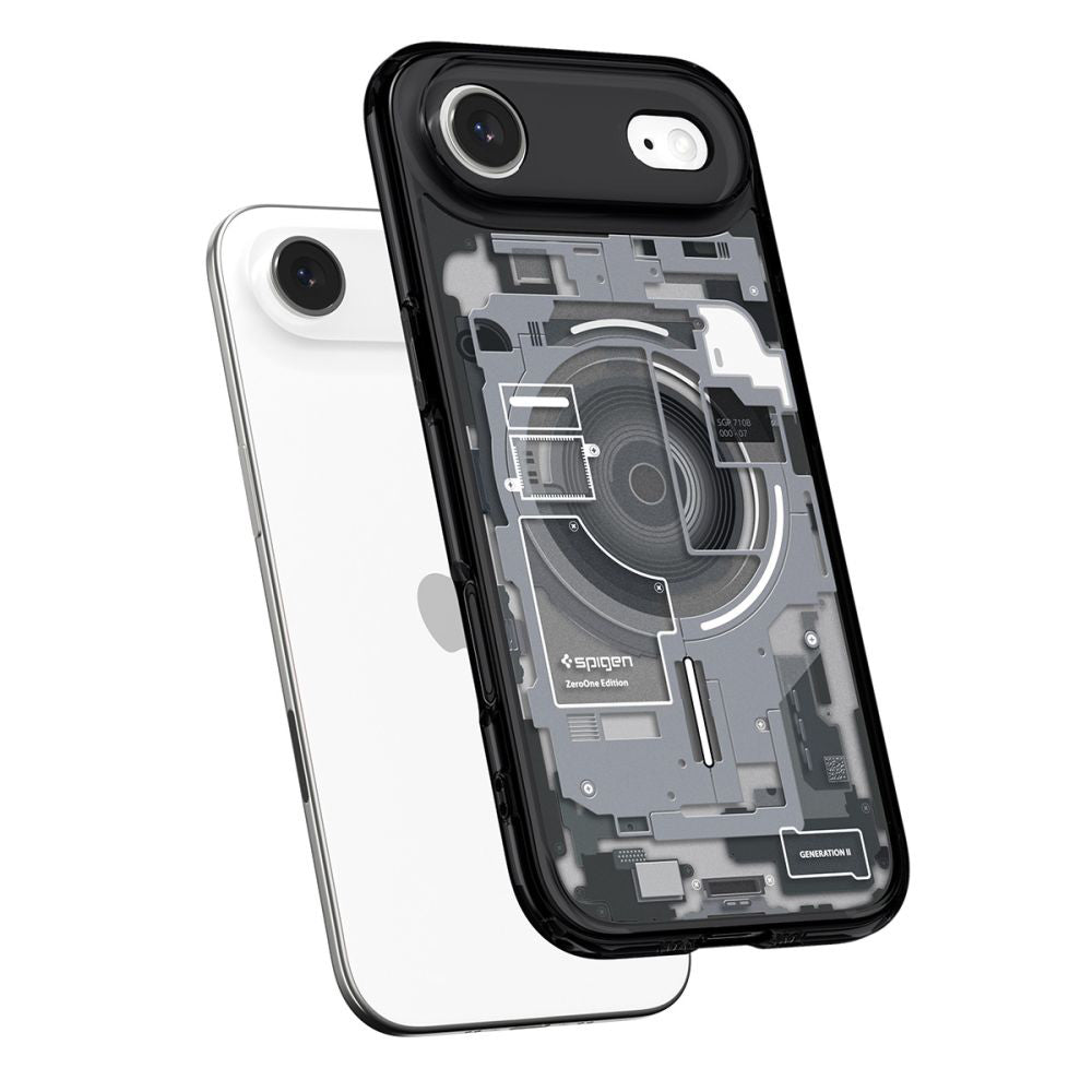 Калъф MagSafe за Apple iPhone 17 Air, Spigen, Ultra Hybrid Zero One, Черен