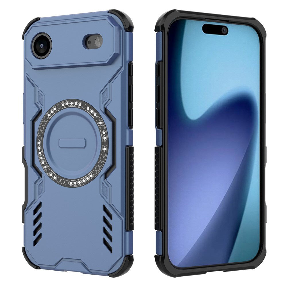 Калъф MagSafe за Apple iPhone 17 Air, Techsuit, ArmorMag, Син