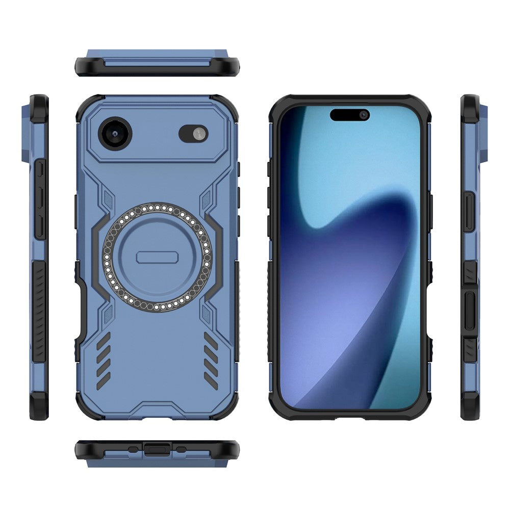 Калъф MagSafe за Apple iPhone 17 Air, Techsuit, ArmorMag, Син