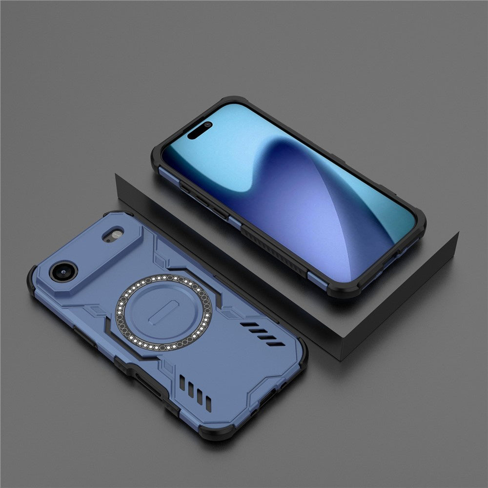 Калъф MagSafe за Apple iPhone 17 Air, Techsuit, ArmorMag, Син