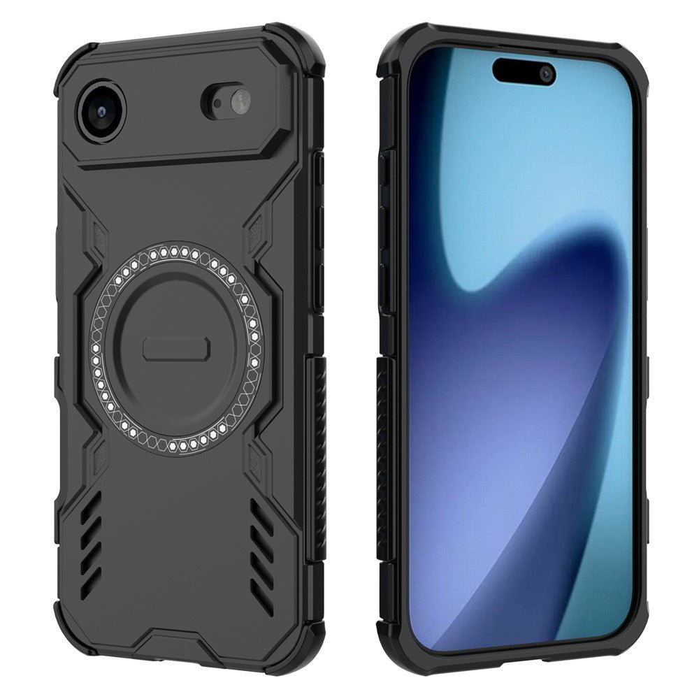 Калъф MagSafe за Apple iPhone 17 Air, Techsuit, ArmorMag, Черен