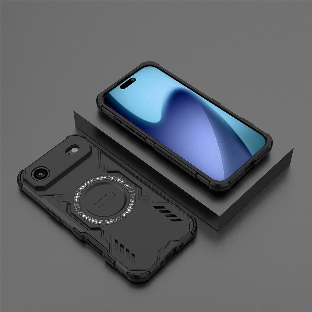Калъф MagSafe за Apple iPhone 17 Air, Techsuit, ArmorMag, Черен
