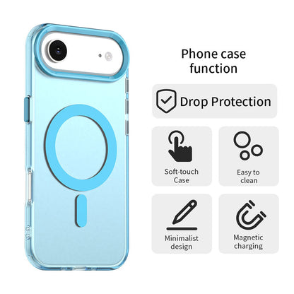 Калъф MagSafe за Apple iPhone 17 Air, Techsuit, CandyCase, Син