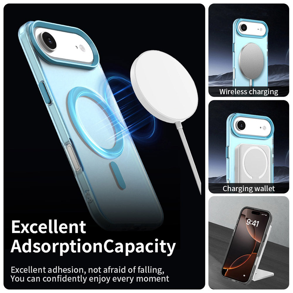 Калъф MagSafe за Apple iPhone 17 Air, Techsuit, CandyCase, Син