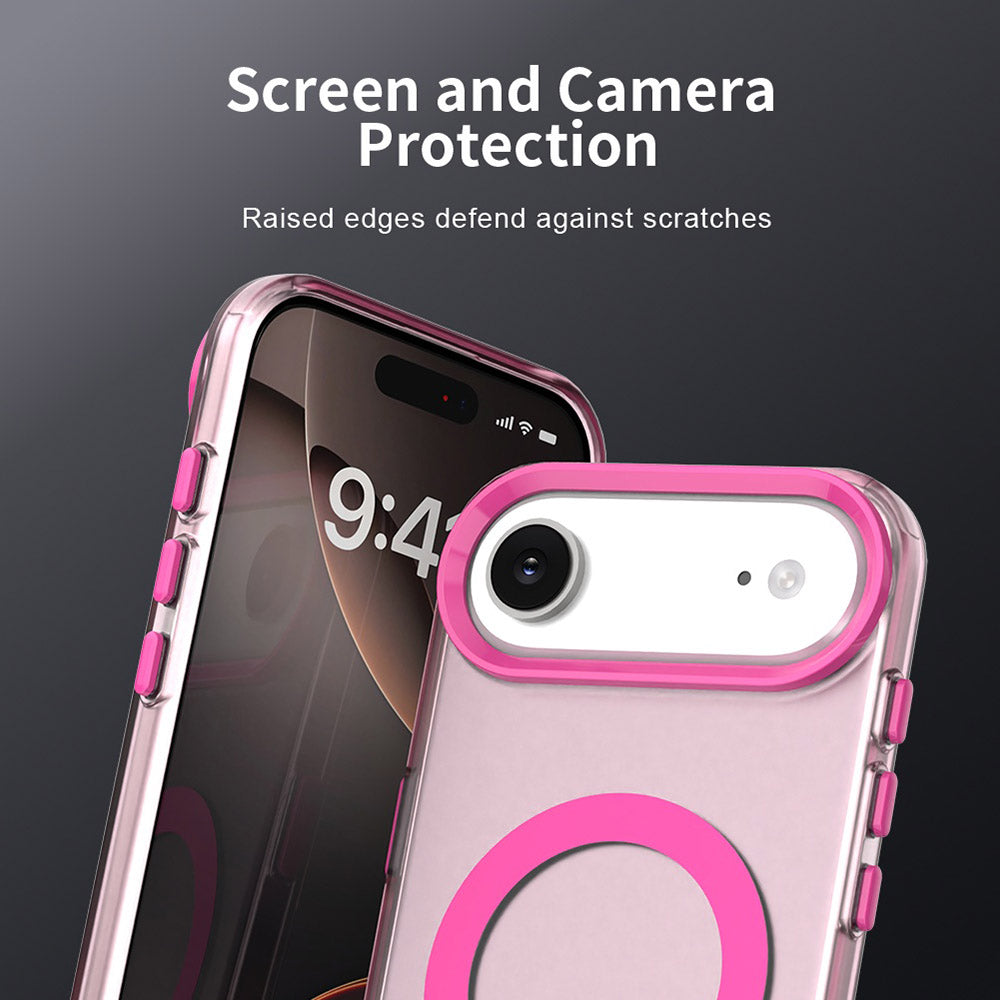 Калъф MagSafe за Apple iPhone 17 Air, Techsuit, CandyCase, Розов