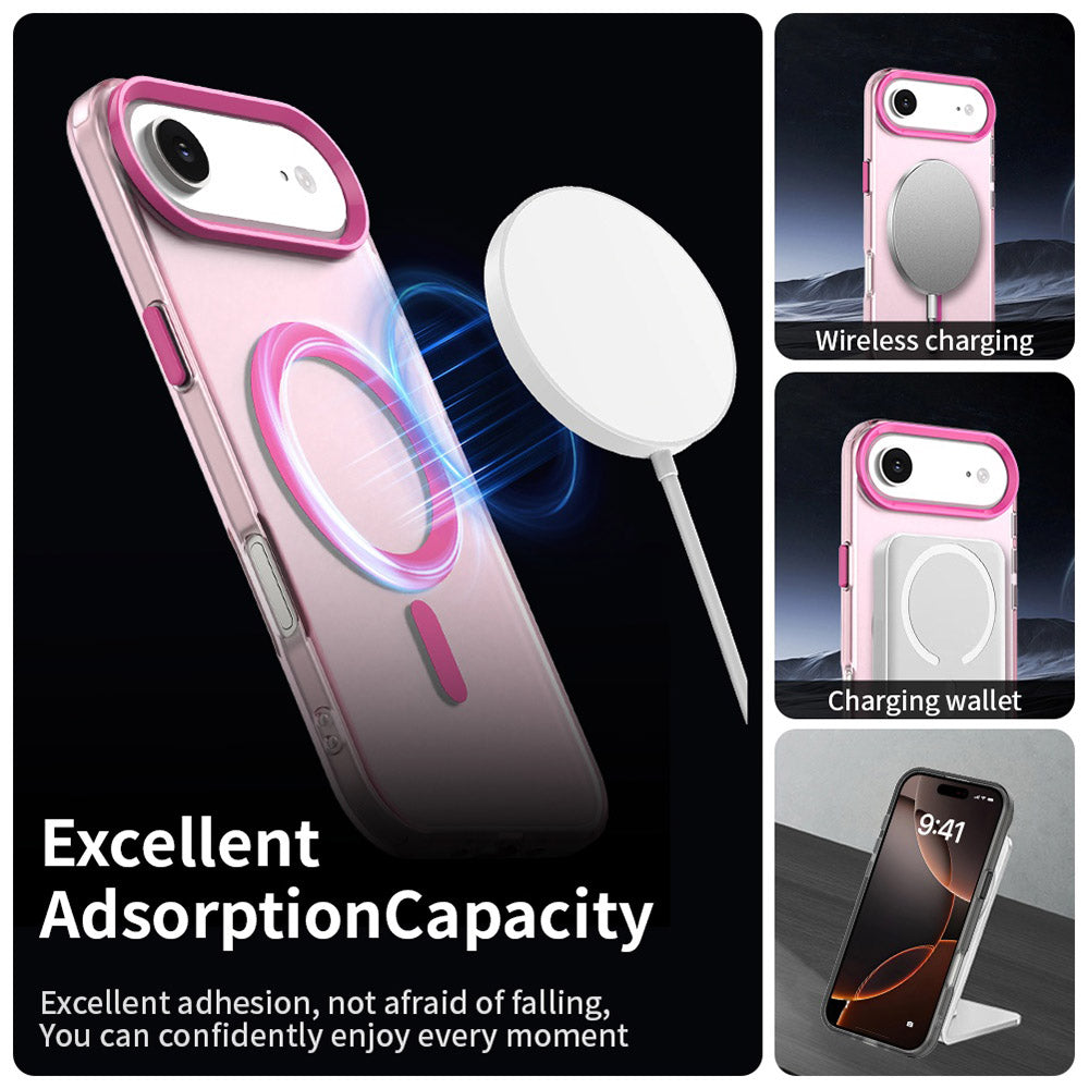 Калъф MagSafe за Apple iPhone 17 Air, Techsuit, CandyCase, Розов