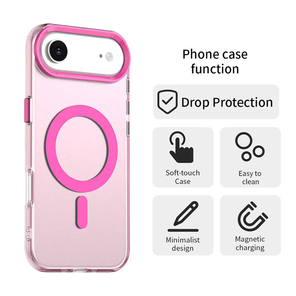 Калъф MagSafe за Apple iPhone 17 Air, Techsuit, CandyCase, Розов