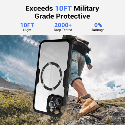 Калъф MagSafe за Apple iPhone 17 Air, Techsuit, ColorVerse 360, Син