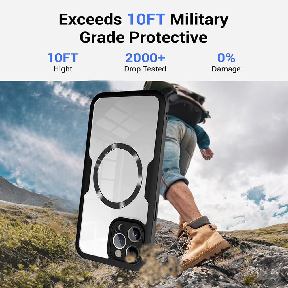 Калъф MagSafe за Apple iPhone 17 Air, Techsuit, ColorVerse 360, Лилав