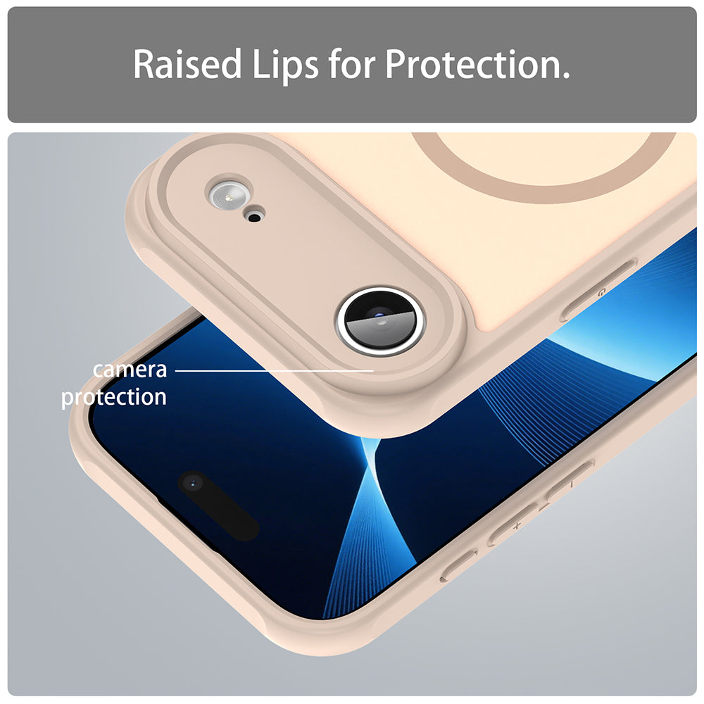Калъф MagSafe за Apple iPhone 17 Air, Techsuit, HaloFrost II, Златист