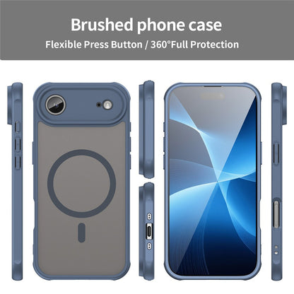 Калъф MagSafe за Apple iPhone 17 Air, Techsuit, HaloFrost II, Тъмносин