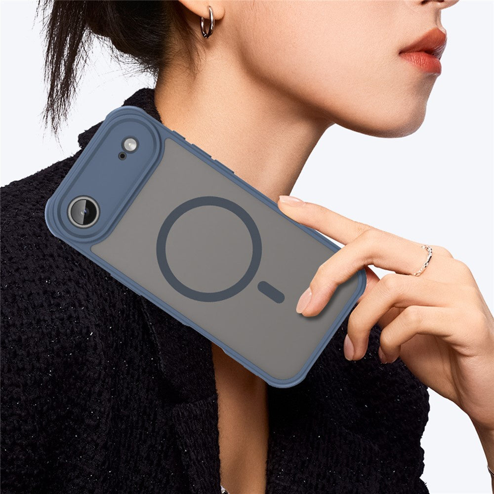 Калъф MagSafe за Apple iPhone 17 Air, Techsuit, HaloFrost II, Тъмносин