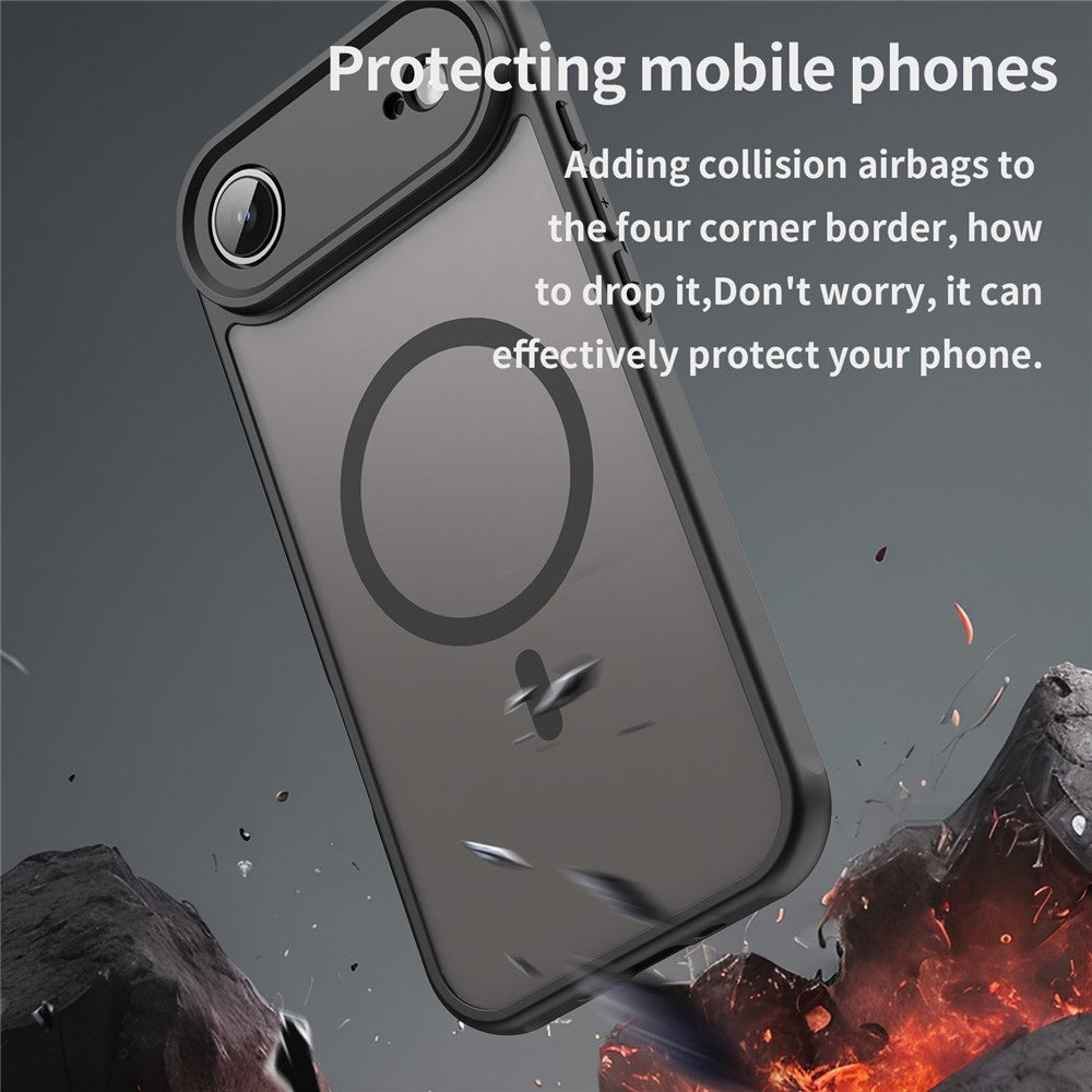 Калъф MagSafe за Apple iPhone 17 Air, Techsuit, HaloFrost II, Черен