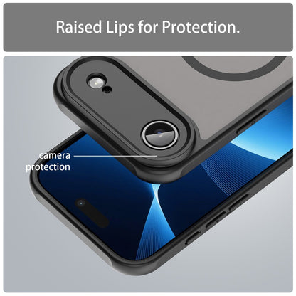 Калъф MagSafe за Apple iPhone 17 Air, Techsuit, HaloFrost II, Черен