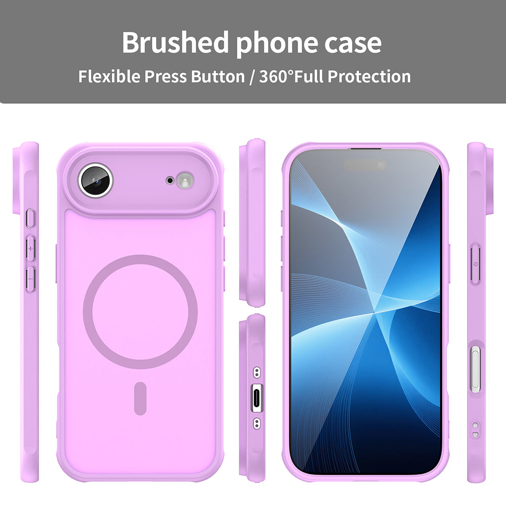 Калъф MagSafe за Apple iPhone 17 Air, Techsuit, HaloFrost II, Розов