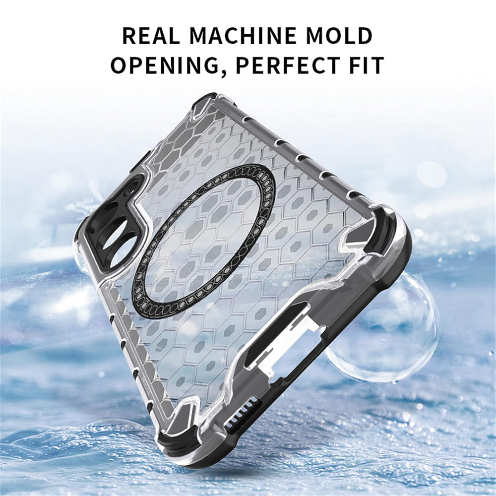 Калъф MagSafe за Apple iPhone 17 Air, Techsuit, HoneyComb Shield, Черен