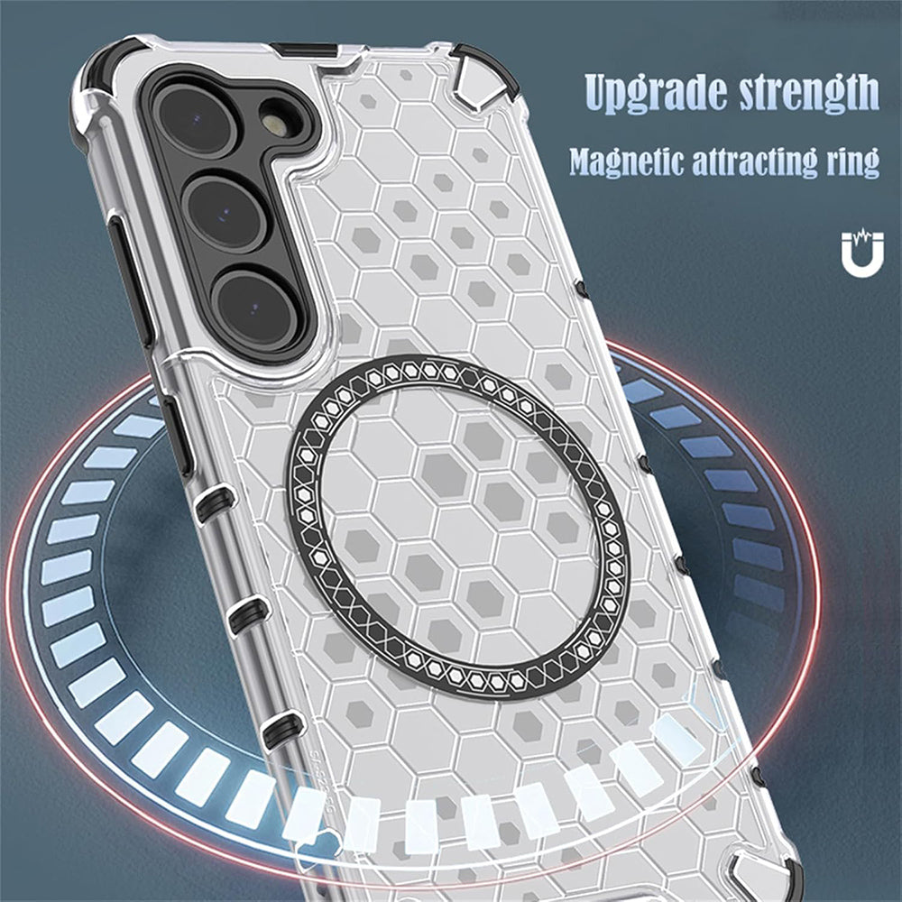 Калъф MagSafe за Apple iPhone 17 Air, Techsuit, HoneyComb Shield, Черен