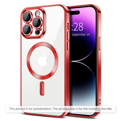 Калъф MagSafe за Apple iPhone 17 Air, Techsuit, Luxury Crystal, Розов