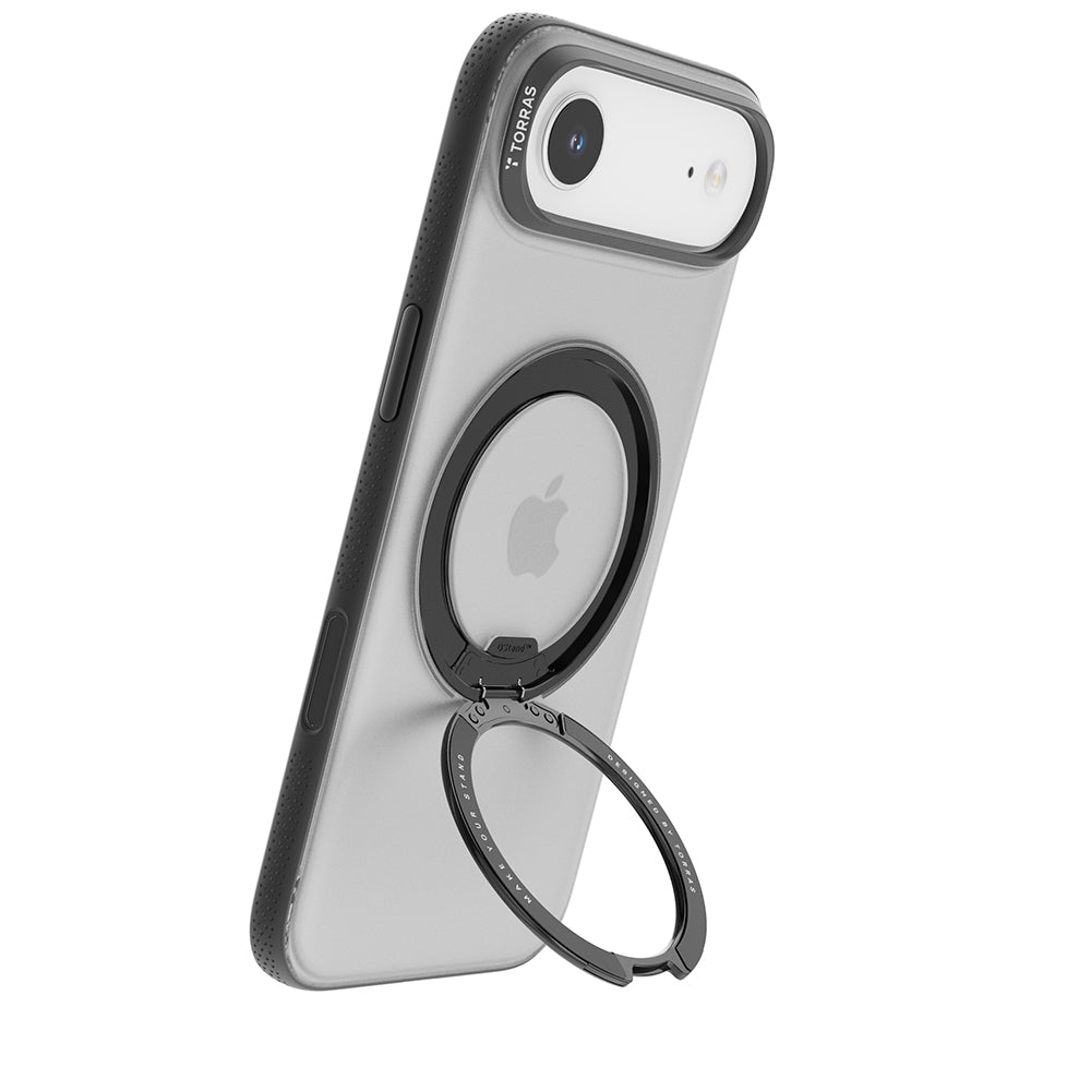 Husa MagSafe за Apple iPhone 17 Air, Torras, Ostand R Fitness, Черна