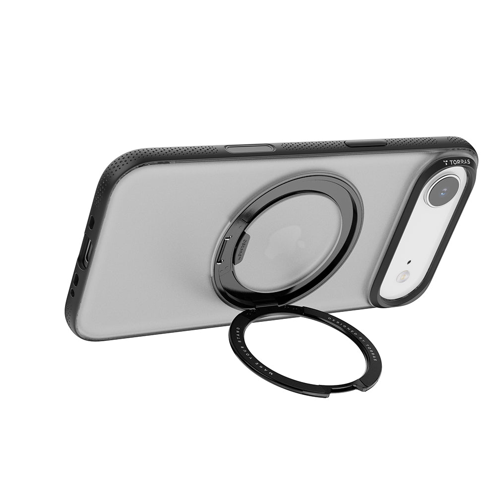 Husa MagSafe за Apple iPhone 17 Air, Torras, Ostand R Fitness, Черна
