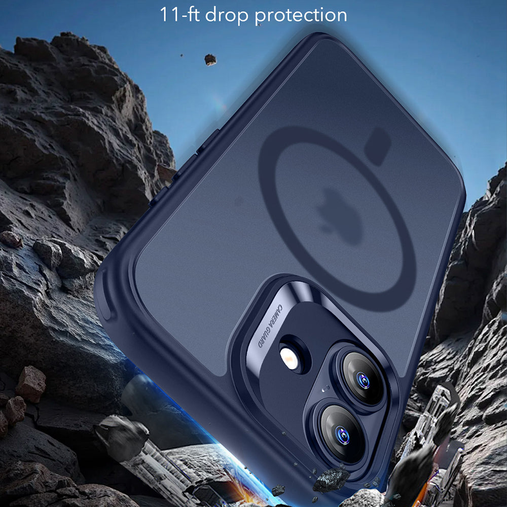 Калъф MagSafe за Apple iPhone 17, ESR, Classic Hybrid, Сатенено Син