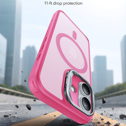 Калъф MagSafe за Apple iPhone 17, ESR, Classic Hybrid Kickstand, Сатенено розов