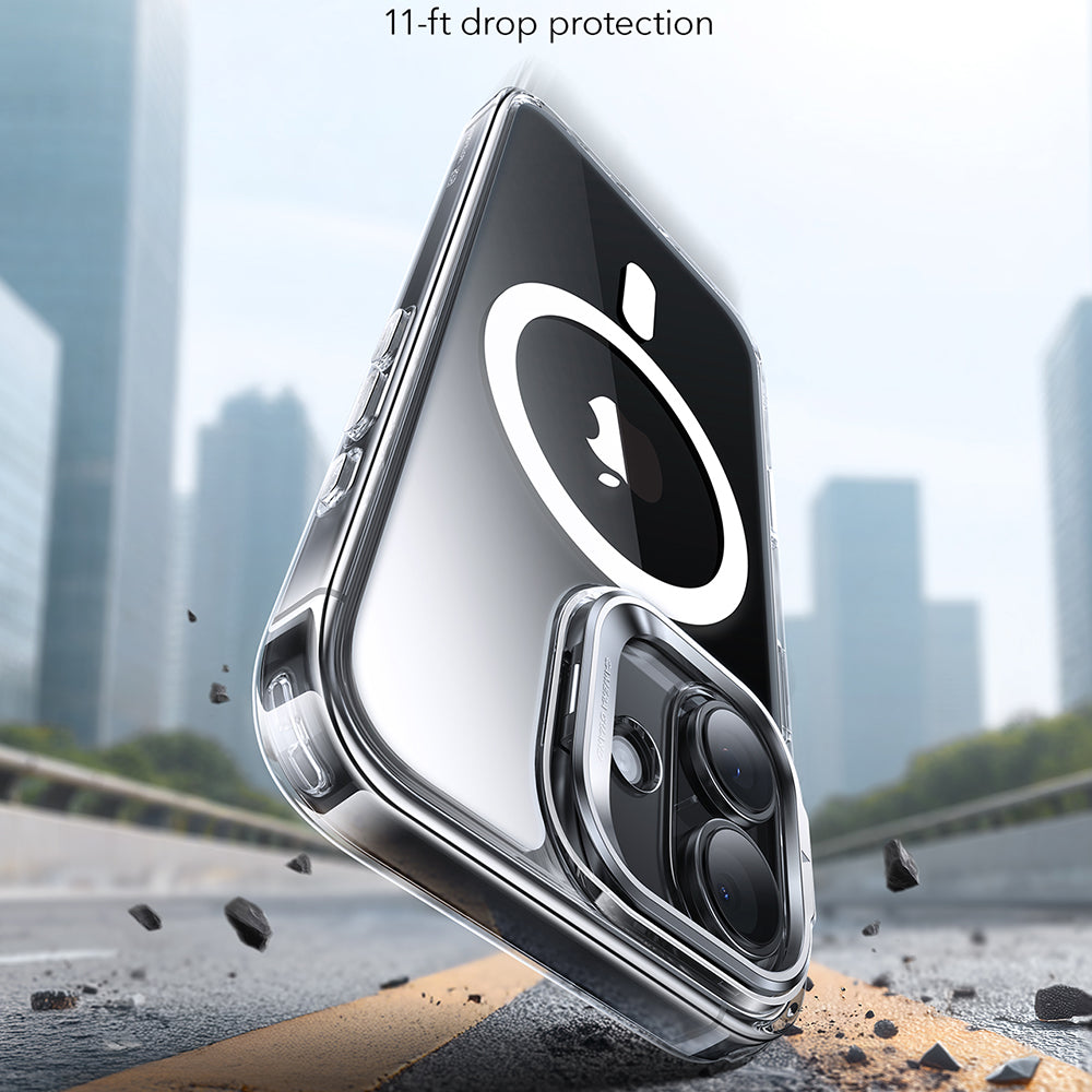 Калъф MagSafe за Apple iPhone 17, ESR, Classic Hybrid Kickstand, Прозрачен