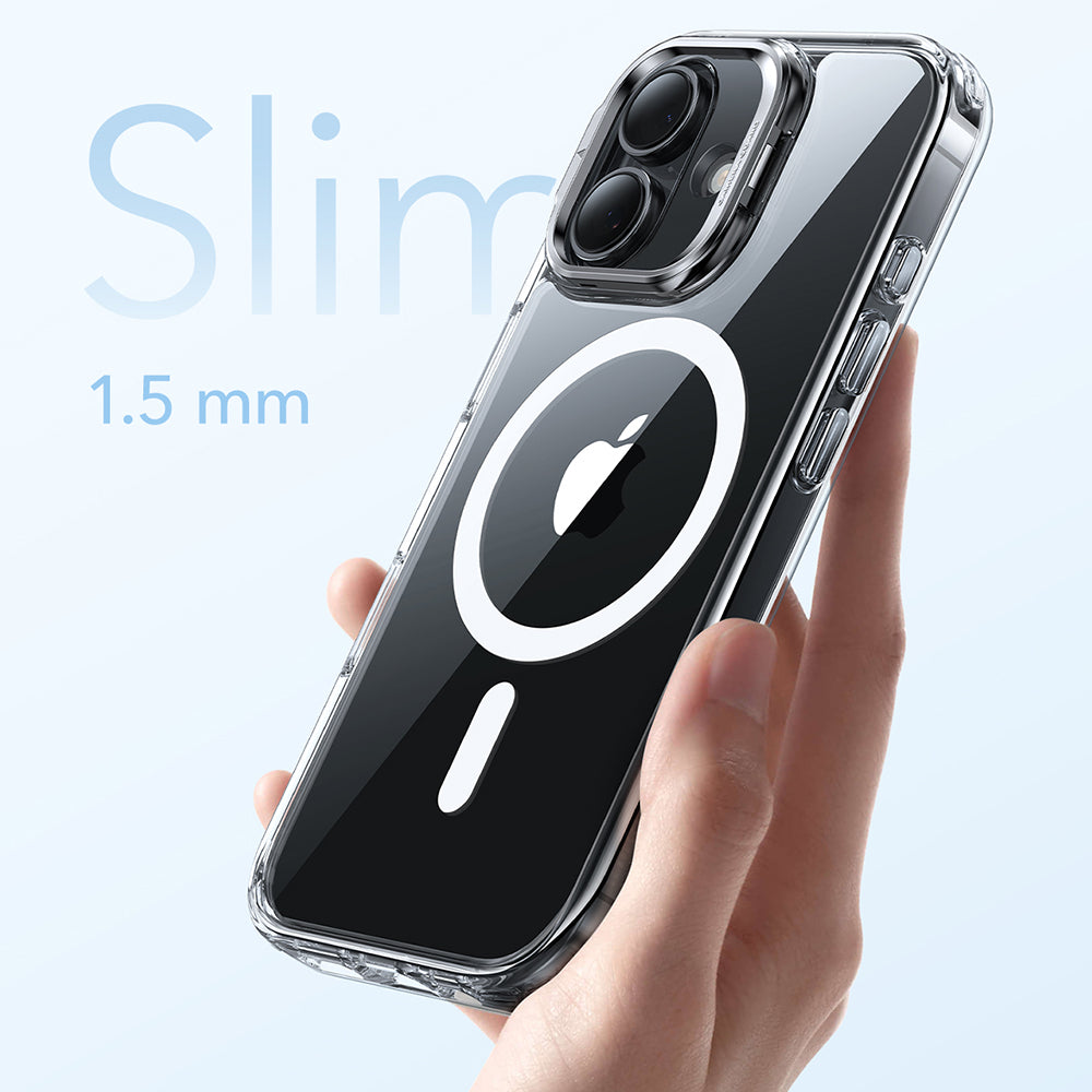 Калъф MagSafe за Apple iPhone 17, ESR, Classic Hybrid Kickstand, Прозрачен