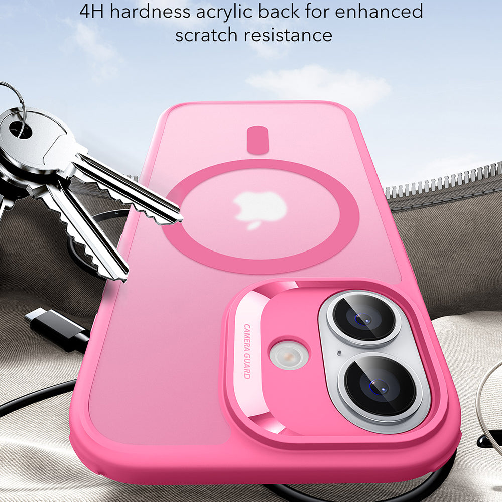 Калъф MagSafe за Apple iPhone 17, ESR, Classic Hybrid, Розов Сатен