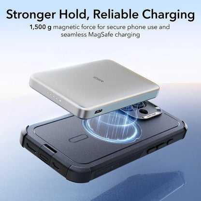 Калъф MagSafe за Apple iPhone 17, ESR, Cyber, Черен