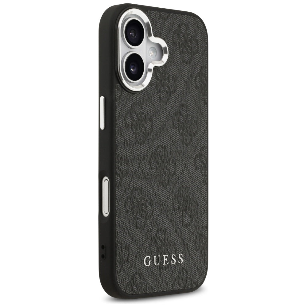 Калъф MagSafe за Apple iPhone 17, Guess, 4G Classic Logo, Черен