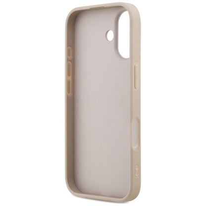 Калъф MagSafe за Apple iPhone 17, Guess, 4G Ring Classic Logo, Розов