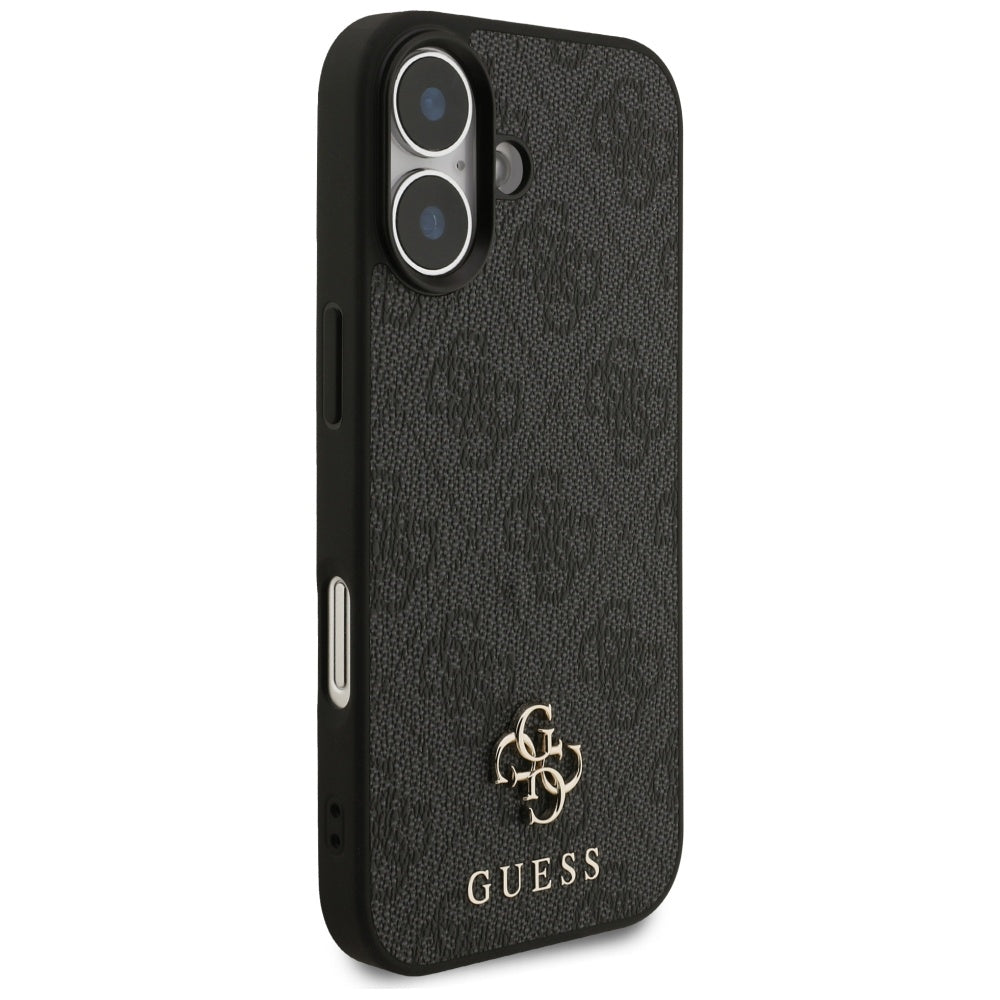 Калъф MagSafe за Apple iPhone 17, Guess, 4G Small and Classic Logo, Черен