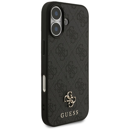 Калъф MagSafe за Apple iPhone 17, Guess, 4G Small and Classic Logo, Черен