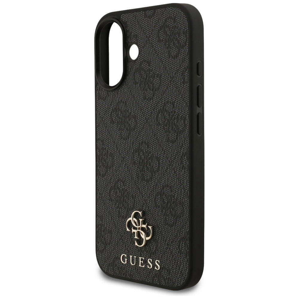 Калъф MagSafe за Apple iPhone 17, Guess, 4G Small and Classic Logo, Черен