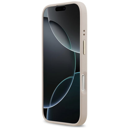 Калъф MagSafe за Apple iPhone 17, Guess, 4G Stripe, Розов
