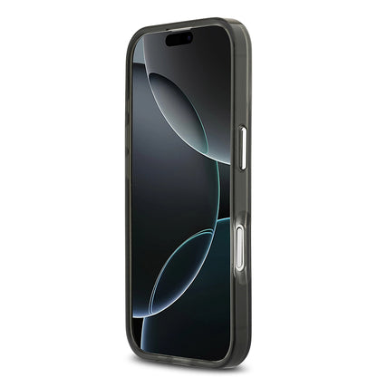 Калъф MagSafe за Apple iPhone 17, Guess, IML Gradient Triangle Logo, Черен