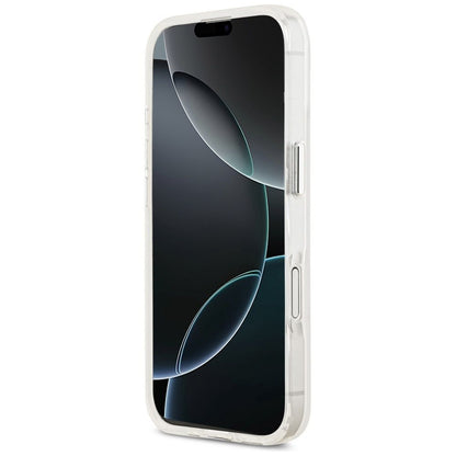 Калъф MagSafe за Apple iPhone 17, Guess, IML Gradient Triangle Logo, Прозрачен
