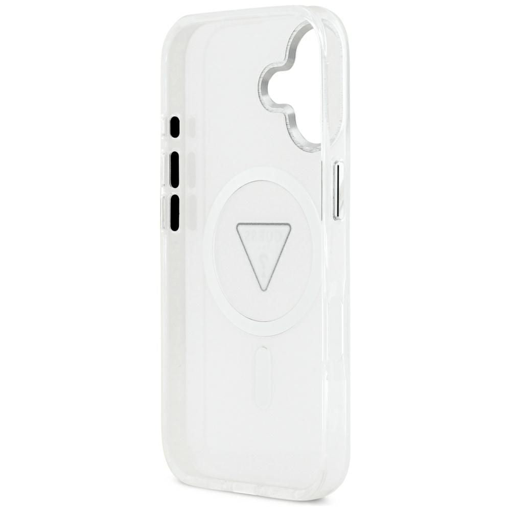Калъф MagSafe за Apple iPhone 17, Guess, IML Gradient Triangle Logo, Прозрачен