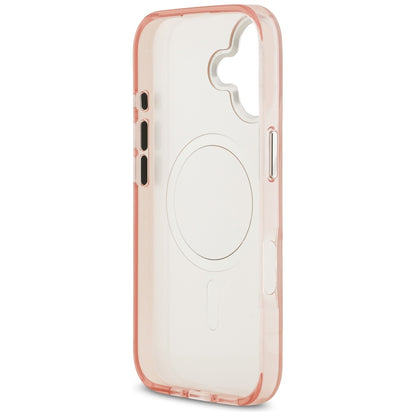 Калъф MagSafe за Apple iPhone 17, Karl Lagerfeld, IML Aquarelle Logo Choupette, Розов