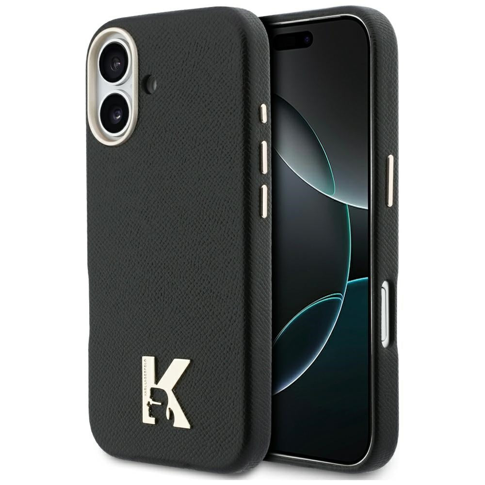 Калъф MagSafe за Apple iPhone 17, Karl Lagerfeld, Karl Head Logo, Черен