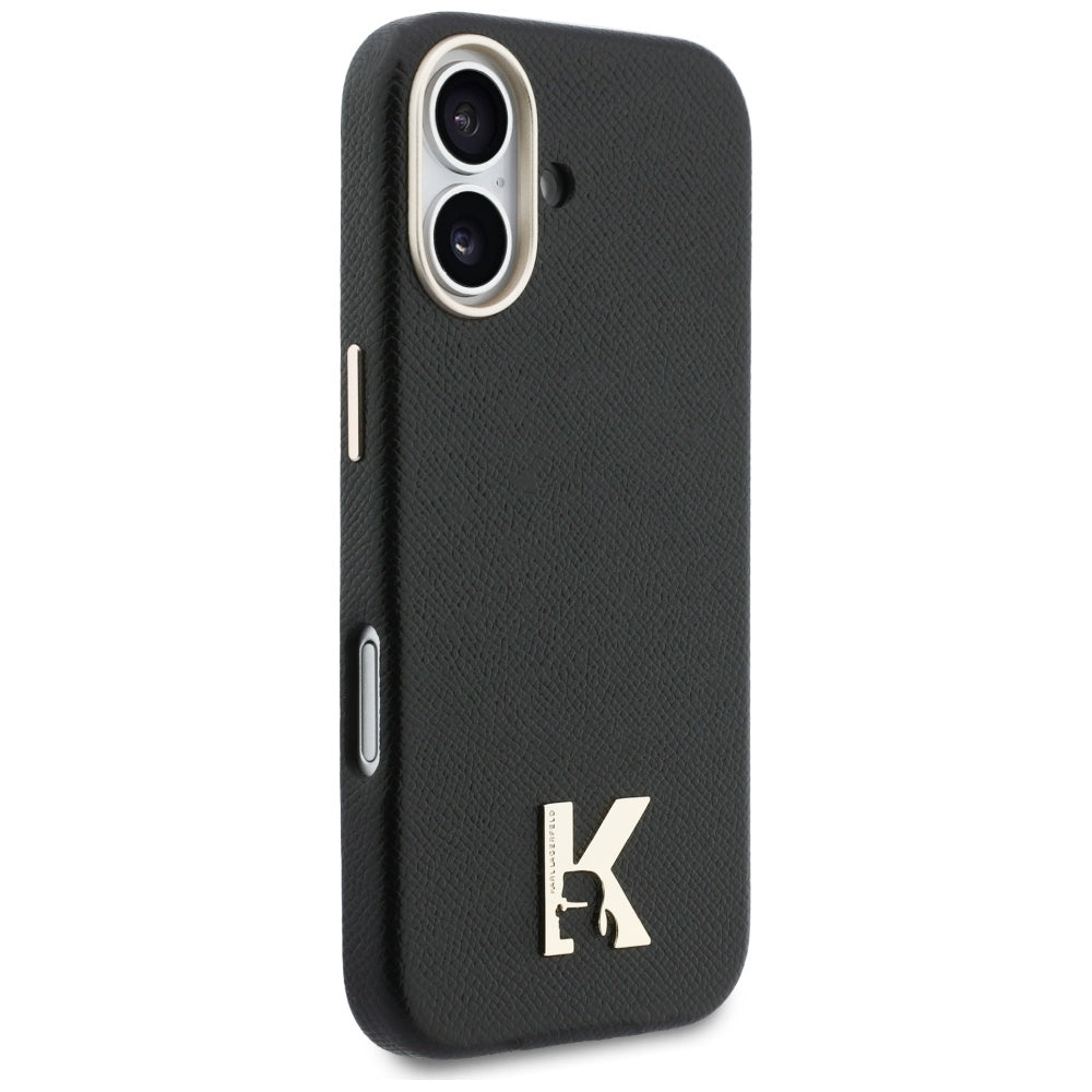 Калъф MagSafe за Apple iPhone 17, Karl Lagerfeld, Karl Head Logo, Черен
