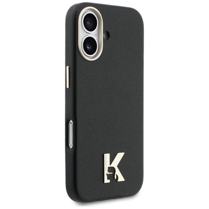 Калъф MagSafe за Apple iPhone 17, Karl Lagerfeld, Karl Head Logo, Черен