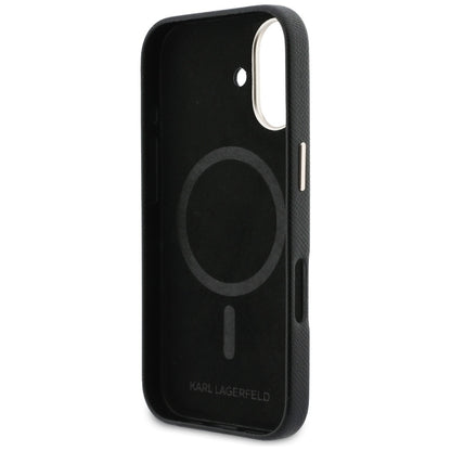 Калъф MagSafe за Apple iPhone 17, Karl Lagerfeld, Karl Head Logo, Черен