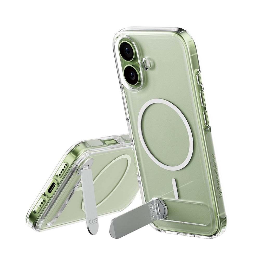 Калъф MagSafe за Apple iPhone 17, PanzerGlass, с функция стойка, прозрачен