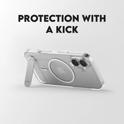 Калъф MagSafe за Apple iPhone 17, PanzerGlass, с функция стойка, прозрачен